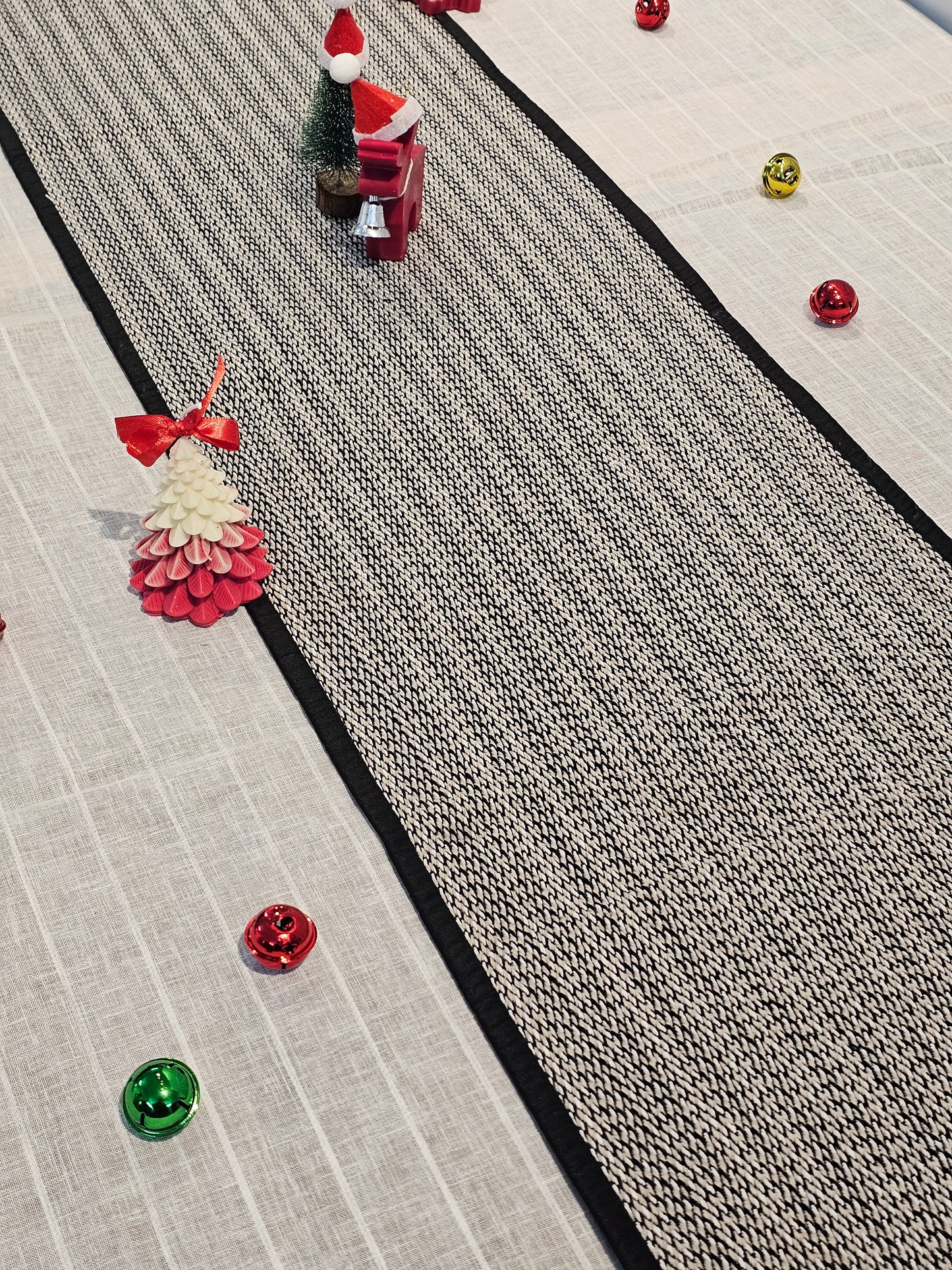 Noir loom Table Runner