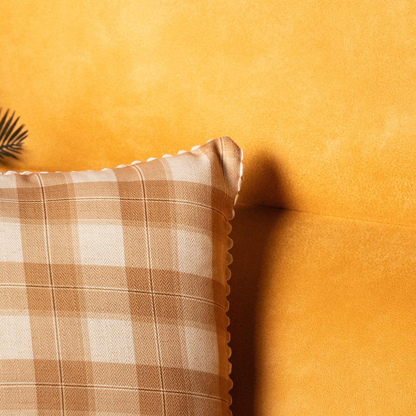 Checkered Comfort Cushion Cover