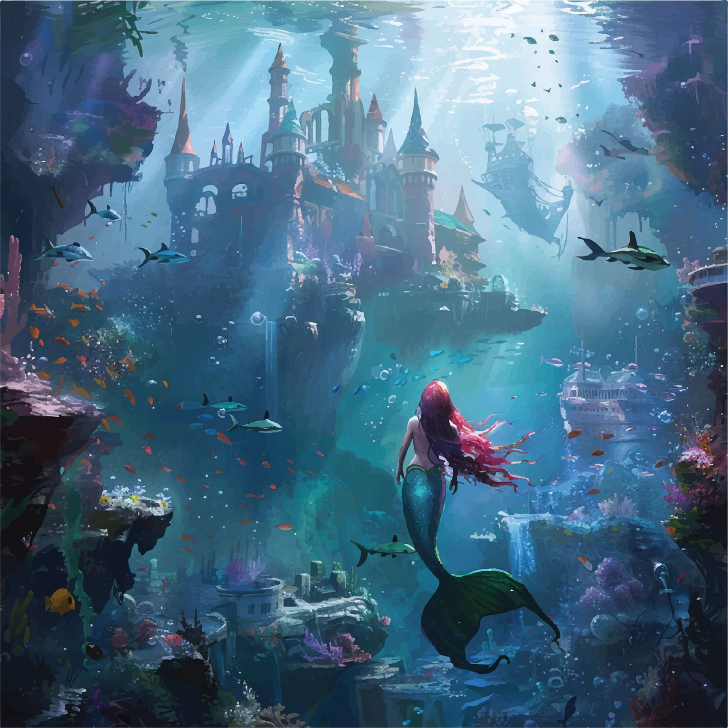 Mermaid Underwater