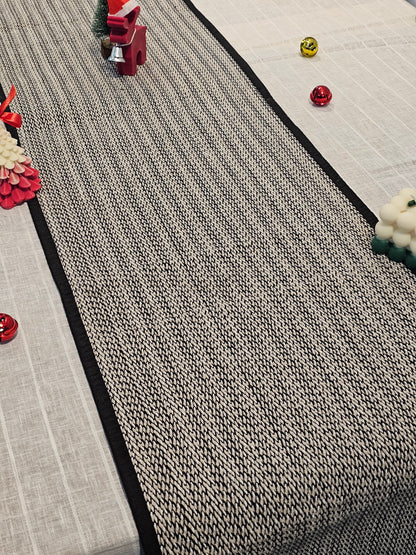 Noir loom Table Runner