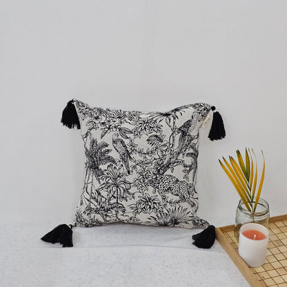 Monochrome Jungle Cushion Cover online