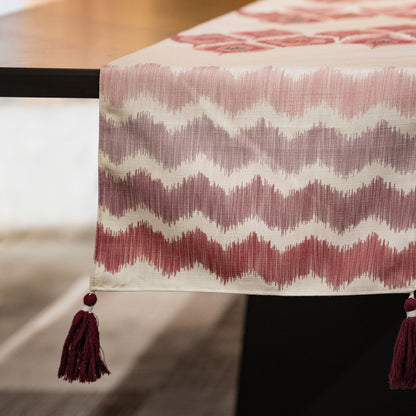Roseate Ripple Double Sided Table Runner