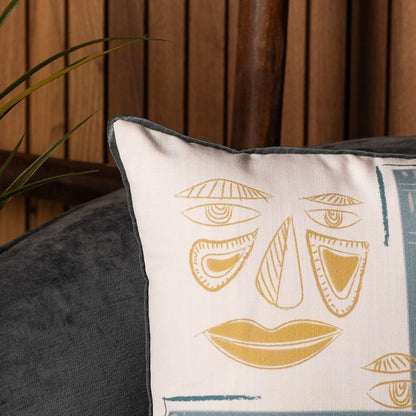Visage Cushion Cover