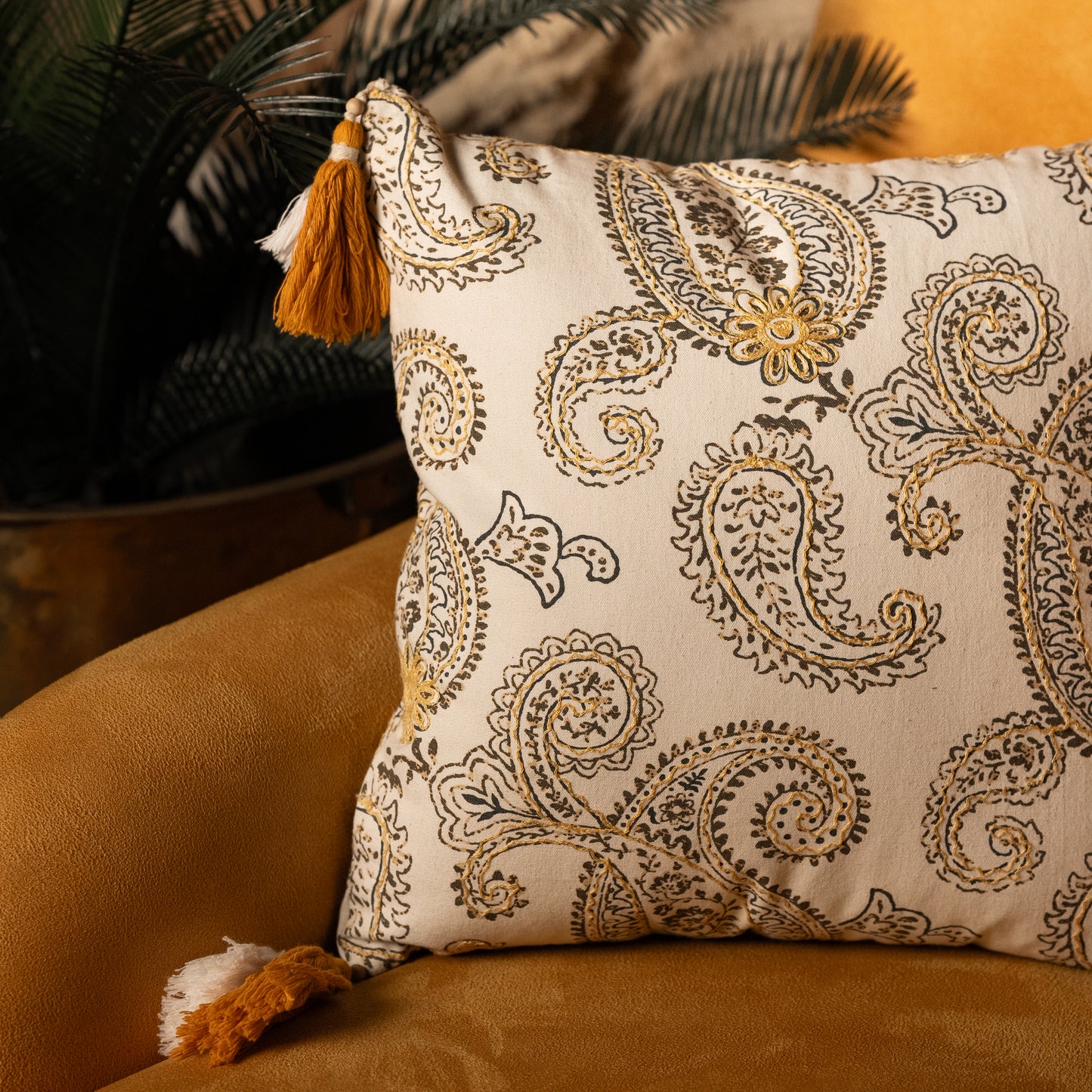 Mango  Bouquet Cushion Cover