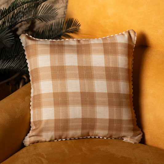 Checkered Comfort Cushion Cover