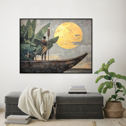 Sunset Oarsman