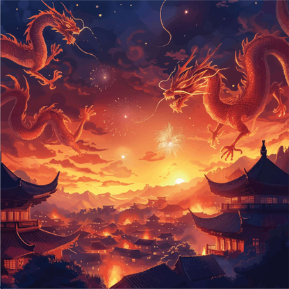 Fiery Skies